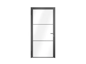1-flüglige Drehflügeltür mit Glashalteleisten Slim Sie suchen eine klassische Tür mit grossflächigen Verglasungen und modernen Stahl-Profilen? Dann sorgen Sie mit einer 1-flügligen Drehflügeltür von Hörmann für mehr Licht und Transparenz im Wohnraum...