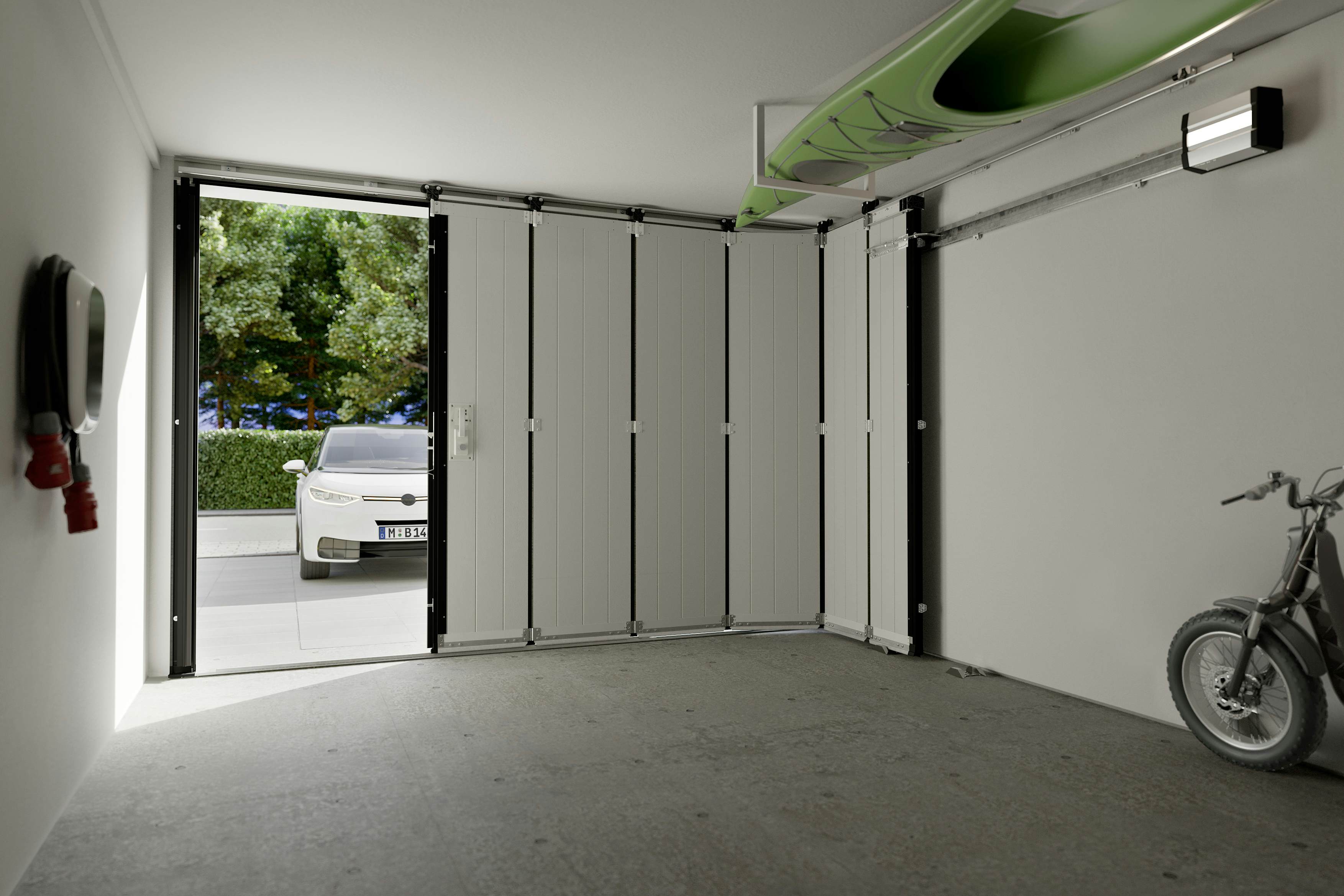 Seiten-Sektionaltor Seiten-Sektionaltore: Das Tor für besondere Einbausituationen