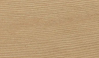 Le Hemlock est un bois de résineux blanc-gris à gris clair-brun à fibres principalement droites, avec des bandes minérales et structures d’écorce brunes dans le sens des fibres.