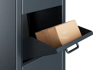 Et funksjonelt tillegg til moderne grindanleggTilgjengelig... Mottak av postforsendelser inntil A4-format og pakker i størrelsen DHL M