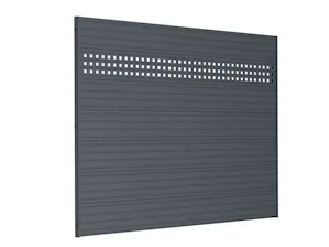 Tverrbjelkelag (100 mm, 150 mm, 200... Utskåret glattplate med et strimmel av hullplate (individuell innretning)