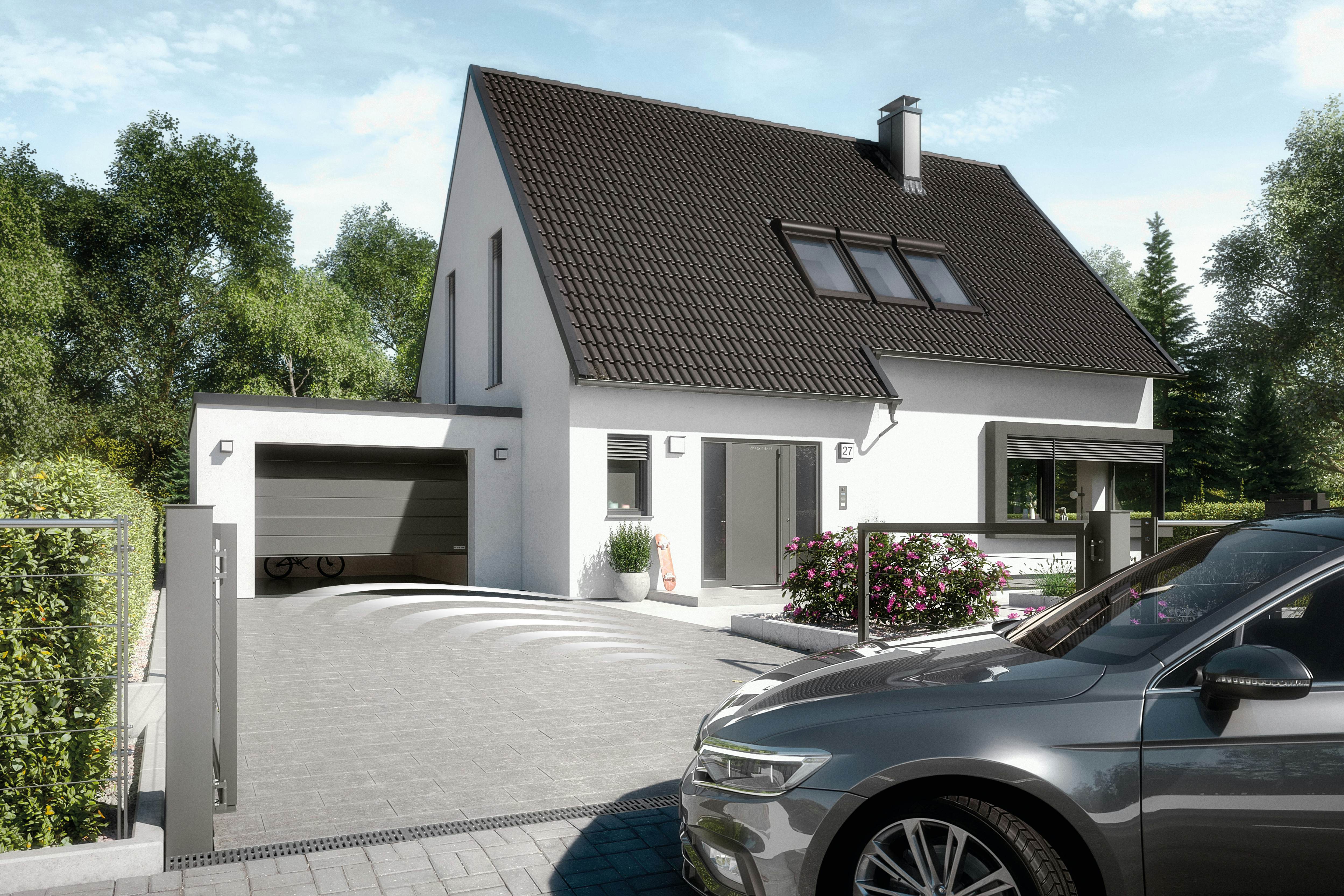 Motorisations de porte de garage Portes de garage électriques faciles à ouvrir avec l'émetteur