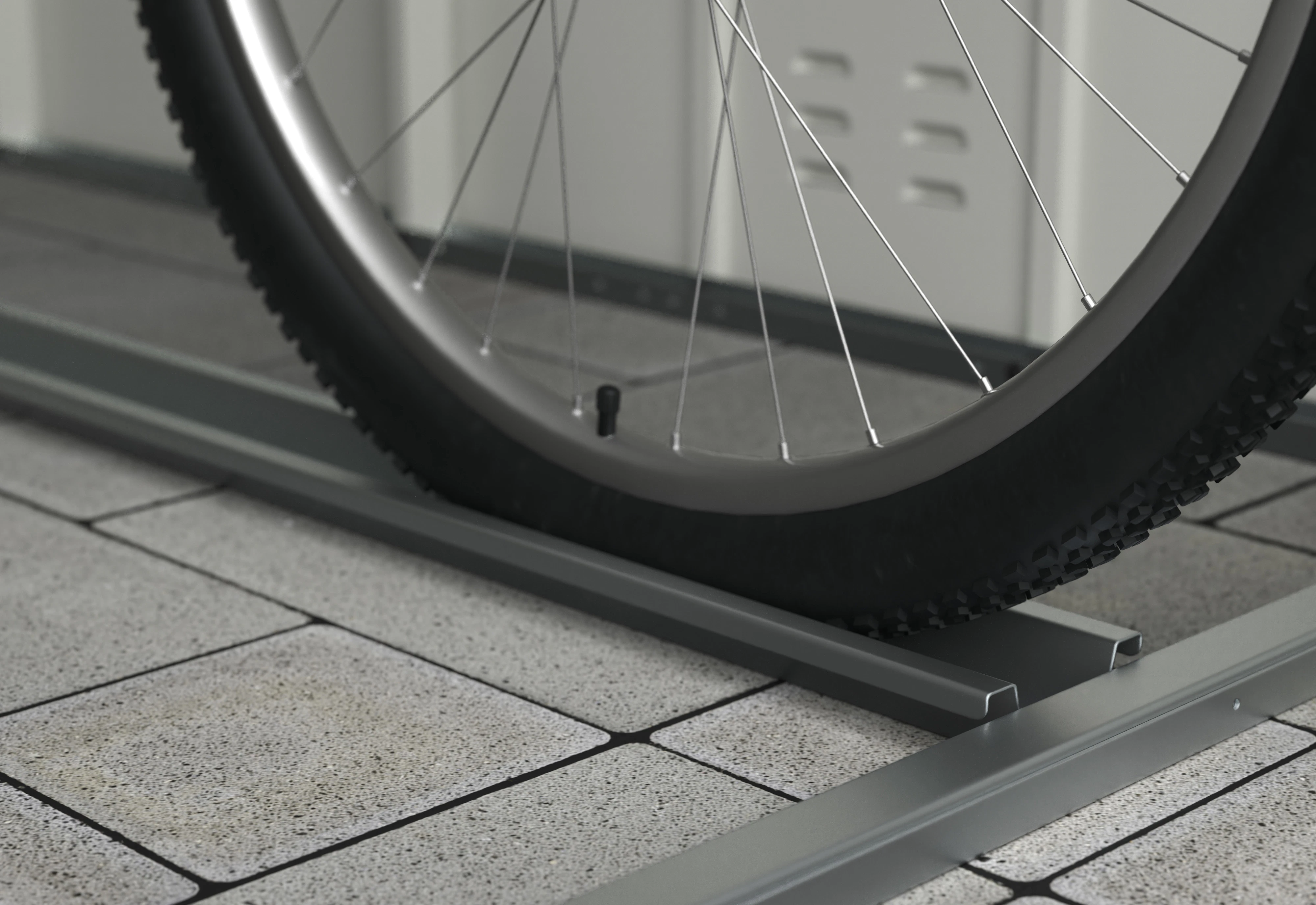 Fahrrad‑Überfahrschiene
Die Fahrrad‑Überfahrschiene sorgt... Fahrrad‑Überfahrschiene
Die Fahrrad‑Überfahrschiene sorgt für ein komfortables Ein‑ und Ausfahren und gewährleistet gleichzeitig einen sicheren, stabilen Stand Ihres Fahrrads in der Garage.