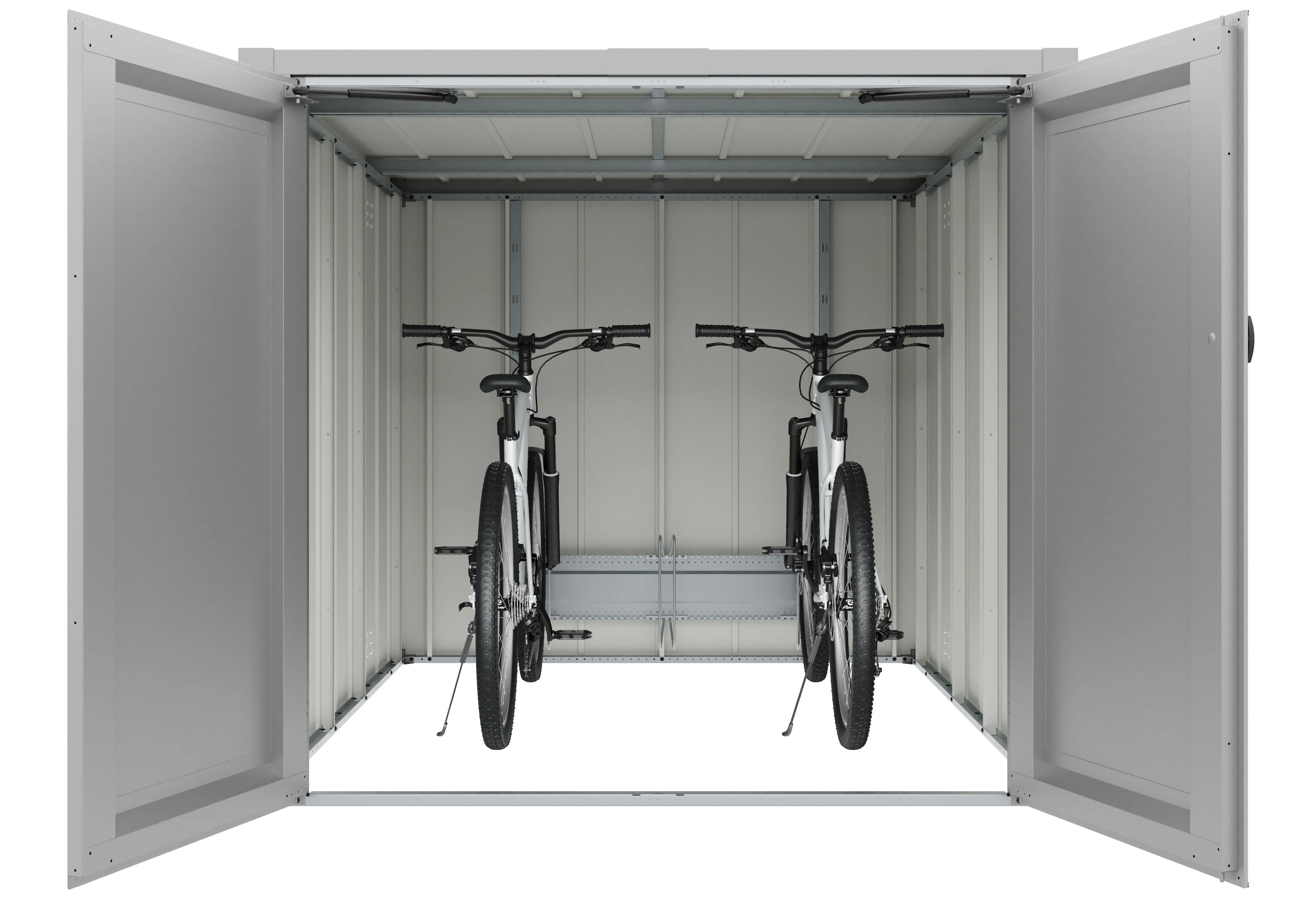 Fahrradhalter
Dank der flexibel verstellbaren Halterung... Fahrradhalter
Dank der flexibel verstellbaren Halterung passt sich der Fahrradhalter unterschiedlichen Reifenbreiten optimal an.