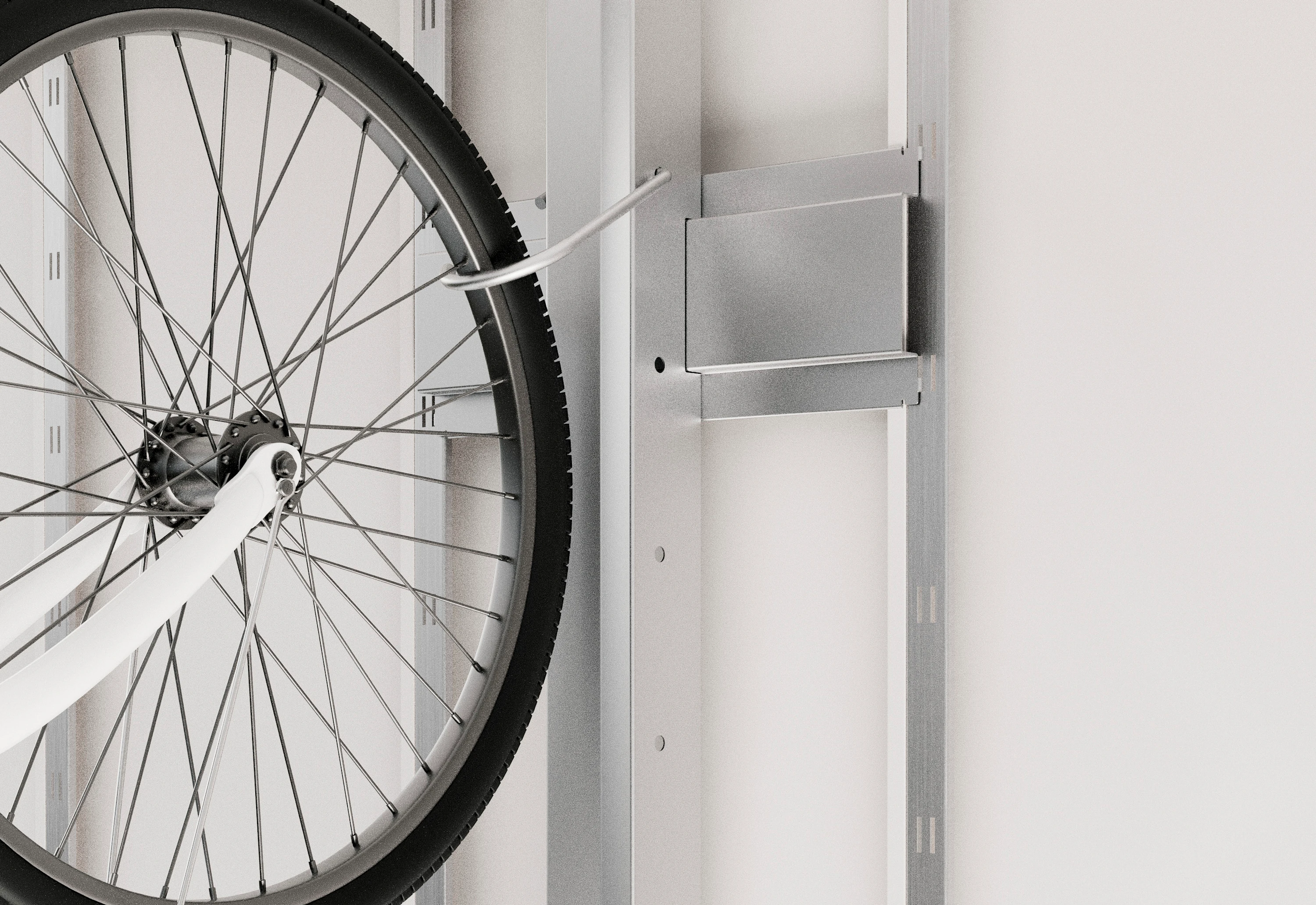 Vertikálny stojan na bicykle
Do držiaka môžete umiestniť... Vertikálny stojan na bicykle
Do držiaka môžete umiestniť bicykle s hmotnosťou do 40 kg.
