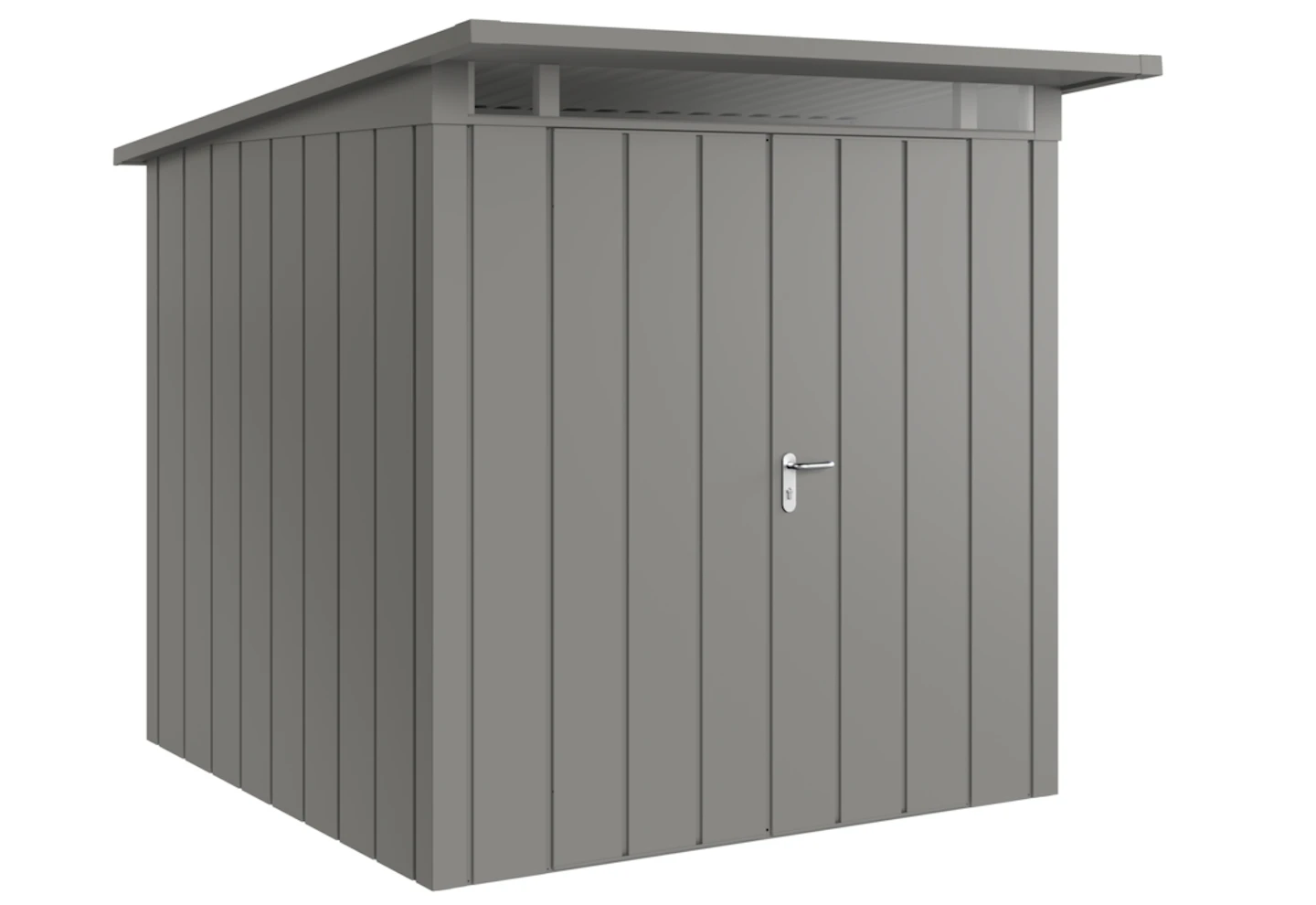 Domček na náradie Juno s motívom Modern Juno-Gerätehaus Motiv Modern mit Pultdach