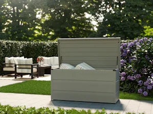 Zoekt u een handig opbergsysteem voor bijvoorbeeld kussens,... Zoekt u een handig opbergsysteem voor bijvoorbeeld kussens, speelgoed, tuingereedschap en voorwerpen op het terras? Dan zijn onze tuinboxen uit metaal precies wat u zoekt. Een individuele tuinbox...