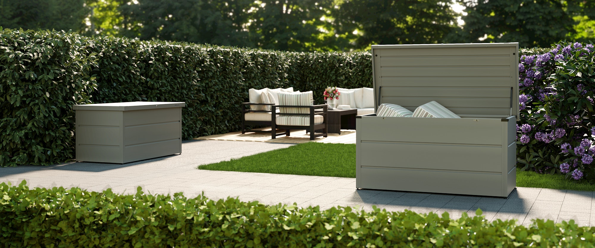 Stijlvol organiseren: tuinboxen voor meer opbergruimte | Hoermann