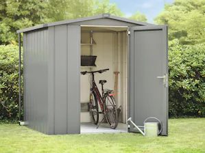 Suchen Sie nach einer eleganten und modernen Lösung zur... Suchen Sie nach einer eleganten und modernen Lösung zur Aufbewahrung Ihrer Gartenutensilien? Individuell auf Ihre Bedürfnisse anpassbar, praktisch, besonders langlebig und dazu noch CO2-neutral?...