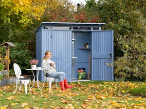 Looking for a modern and stylish tool shed for your garden,... Looking for a modern and stylish tool shed for your garden, courtyard or driveway? If a practical storage space solution is what you?re after, then our metal tool sheds are the perfect...