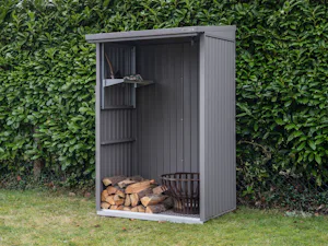 Berry firewood rack Classic The Berry firewood rack Classic with its slim, vertical style has a classic, slender look.