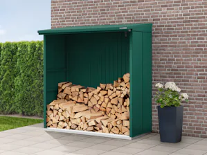 Berry firewood rack Modern The Berry firewood rack Modern with its broad, vertical style is particularly modern and elegant.