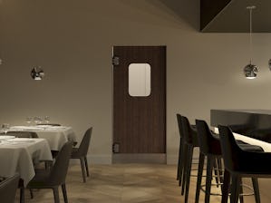 Ușă oscilantă HPL HPL-180 cu profil plat și profil antiimpact din oțel inoxidabil disponibilă opțional Ușile oscilante realizate din polietilenă (PE), oțel inoxidabil, lemn sau panouri compacte HPL sunt utilizate ori de câte ori este necesar un acces rapid și ușor. De exemplu, în cazul în care nu aveți...