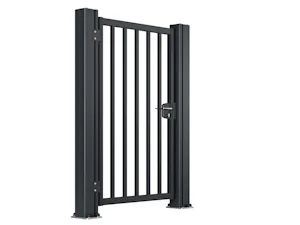 Die Hörmann Personentüren für Hofschiebetore HPC und HPE... Personentür HPE: wirtschaftliche Lösung mit 60 × 50 / 60 × 40 mm Profilen und Quick-Fix-Industrieschloss