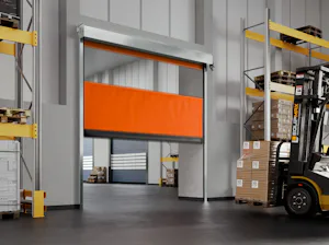 Flexibilní rychloběžná vrata Flexibilní rychloběžné brány V 5025 Z s technologií Zipper pro automatické navlékání