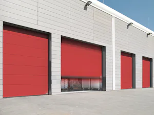 Gamme de couleurs individuelle Porte sectionnelle industrielle Hörmann à ouverture rapide