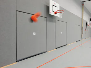 Sport hall doors
