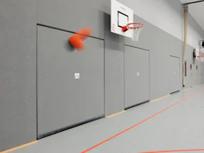 Sport hall doors
