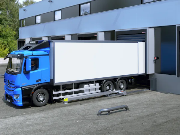 Vrachtwagen gebruikt AWB systeem | Hörmann