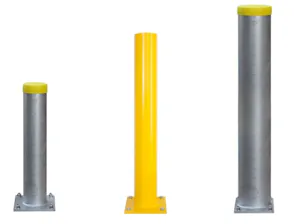 Beleuchten, sichern, warnen, steuern: Unsere technischen... robusten Poller aus verzinktem Stahl