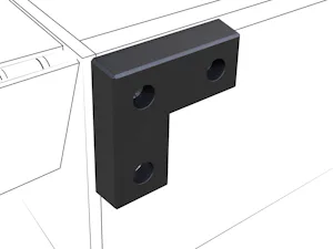 Stootbuffers van rubber, PU en staal Stootbuffers van rubber hoekdeel | Hörmann