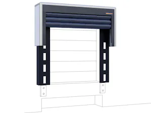 Solutions pour une très grande flexibilité : le sas... Le sas d’étanchéité DAK 3 convient parfaitement pour des marchandises suspendues et un parc de véhicules standardisé.