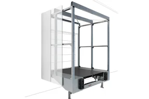 Voorzetsluis LHF 2 Voorzetsluis LHF 2 raamconstructie optie