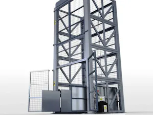 Goederenlift ML Voor het benutten van opslagruimte op tussenverdiepingen en mezzaninesBijzonder geschikt voor zelfopslagfaciliteitenVolledig gesloten, zelfdragende constructieModulair systeem voor installatie op...