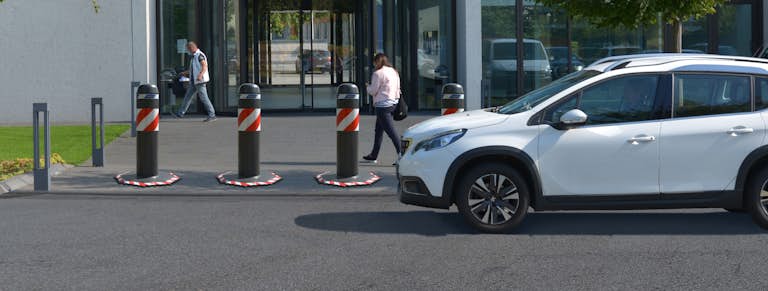 Mobile Fahrzeugsperren