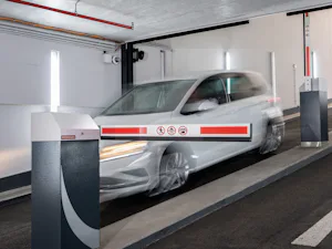 Naše automatické závory nabízíme s blokovací šířkou až do... Podzemní garáže: závora se otevírá pro vjíždějící vozidlo