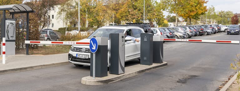 Parkplatzsystem im öffentlichen Raum