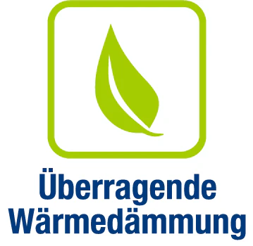 Symbol für überragende Wärmedämmung