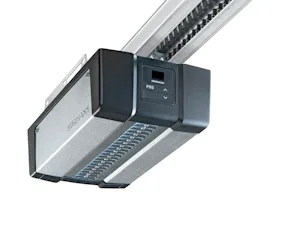 Programmieren von Impulsbetrieb, Beleuchtung oder... Programmieren von Impulsbetrieb, Beleuchtung oder Teilöffnung
Schritt 1:
Drücken Sie ca. 5 Sekunden lang die PRG-Taste am Antrieb, bis im Display die Ziffern „00“ leuchten.Betätigen Sie nun die...