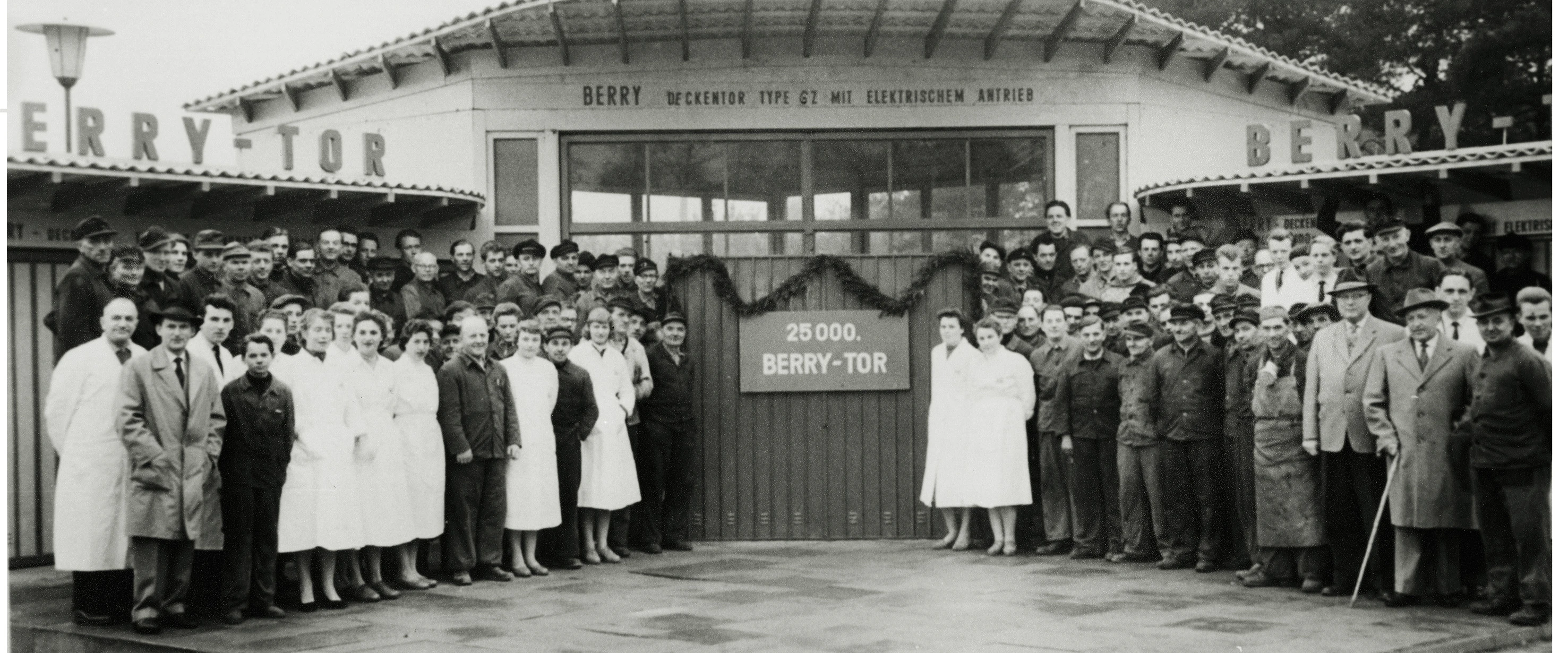 Oude foto van het Hörmann bedrijf