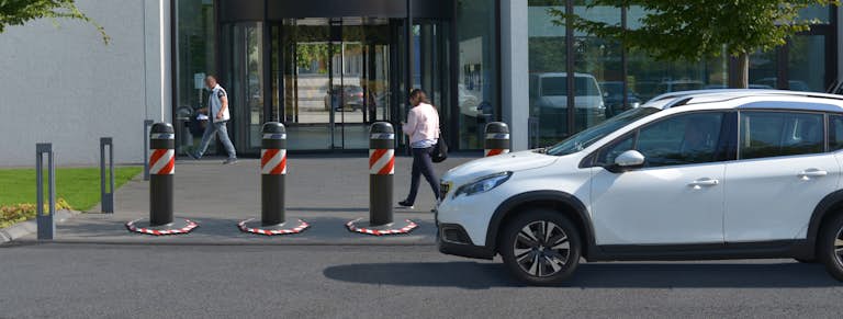 Mobiele voertuigbarrières