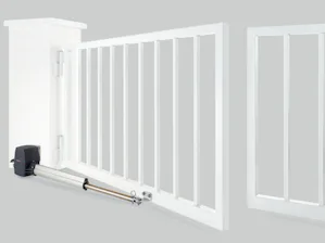 RotaMatic La motorizzazione per cancelli a battente RotaMatic Hörmann si integra perfettamente nel vostro elegante cancello grazie al design moderno e slanciato. Come l'estetica, anche la funzionalità e la...
