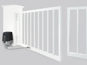 VersaMatic Der Drehtor-Antrieb VersaMatic ist die ideale Lösung auch für unübliche Einbausituationen. Er eignet sich beispielsweise für den Einbau an sehr tiefen Torpfeilern; ebenso kann die Montageposition...