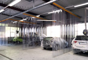 Porte a strisce in PVC