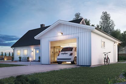 Hus med garage Hus med garage