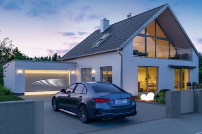 Automatisk portöppning. Automatisk portöppning.