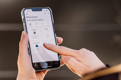 Smart styrning av garageport Smart styrning av garageport