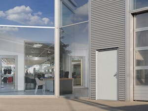 Od robustných vnútorných dverí, bezpečných dverí do bytu a... Od robustných vnútorných dverí, bezpečných dverí do bytu a plne presklených dverí do kancelárií, až po termicky oddelené vonkajšie dvere ponúka Hörmann rozsiahly program s rozmanitými variantmi farieb...