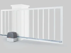Pohon posuvnej brány LineaMatic Hlavnými prednosťami pohonu posuvnej brány LineaMatic sú jeho kompaktná, výškovo nastaviteľná skriňa zo zinkovanej liatiny a z plastu zosilneného sklenými vláknami, ako aj spoľahlivá elektronika...