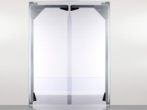 Flexibilné kyvné brány Hörmann sú koncipované pre nasadenie... Flexibilné kyvné brány Hörmann sú koncipované pre nasadenie vo vnútri budov pri normálnej prevádzke vysokozdvižného vozíka. Kyvné brány sú kvôli jednoduchej montáži vyexpedované kompletne...