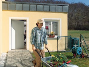 Whether for new construction projects or modernisations,... Whether for new construction projects or modernisations, Hörmann offers you suitable doors for every area of your home. Whether security doors for basements or the entrance to garages, fire-retarding...