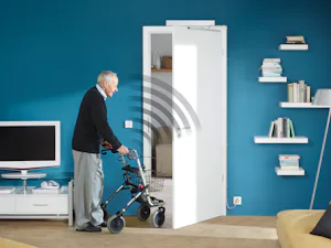 Senior-friendly residences Would you like to stay mobile despite physical limitations? The PortaMatic operator for internal doors improves your quality of life by helping you move about your home unaided.