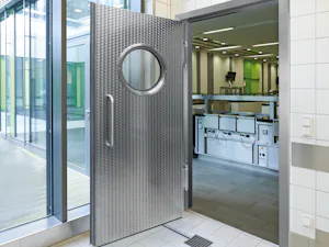Food Hygiene A number of Hörmann industrial doors are suitable for use in food hygiene areas, thanks to their high-quality design, ensuring they meet food hygiene standards. Our doors are made from stainless...