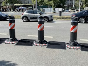 Mobile vehicle security barriers are an important part of... Mobile vehicle security barriers are an important part of the security and access control concept for events. They prevent vehicles from entering the protected area and thus prevent potential vehicle...