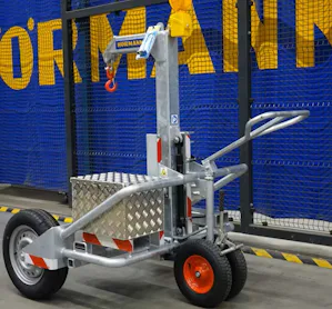 Simple logistics Thanks to a ring eyelet that screws into the bollard head, the OktaBlock can be easily positioned by crane or forklift and set up and taken down without any specialized technical knowledge. Hörmann...