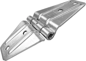 Excellence en ingénierie precision steel hinges with solid pivoting shaft to minimize wear on moving parts